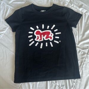 Keith Haring Baby Tee Art is for Everybody